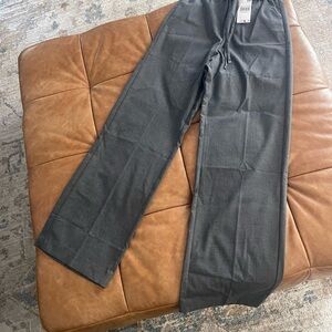 Mango Grey Wide leg Trousers